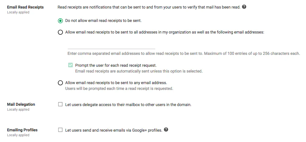Limit what can go wrong with email