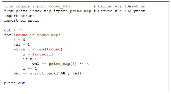 Main IDAPython Script
