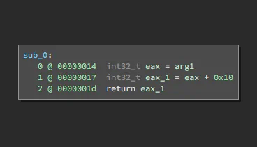 Figure 2c. MLIL of the example function.