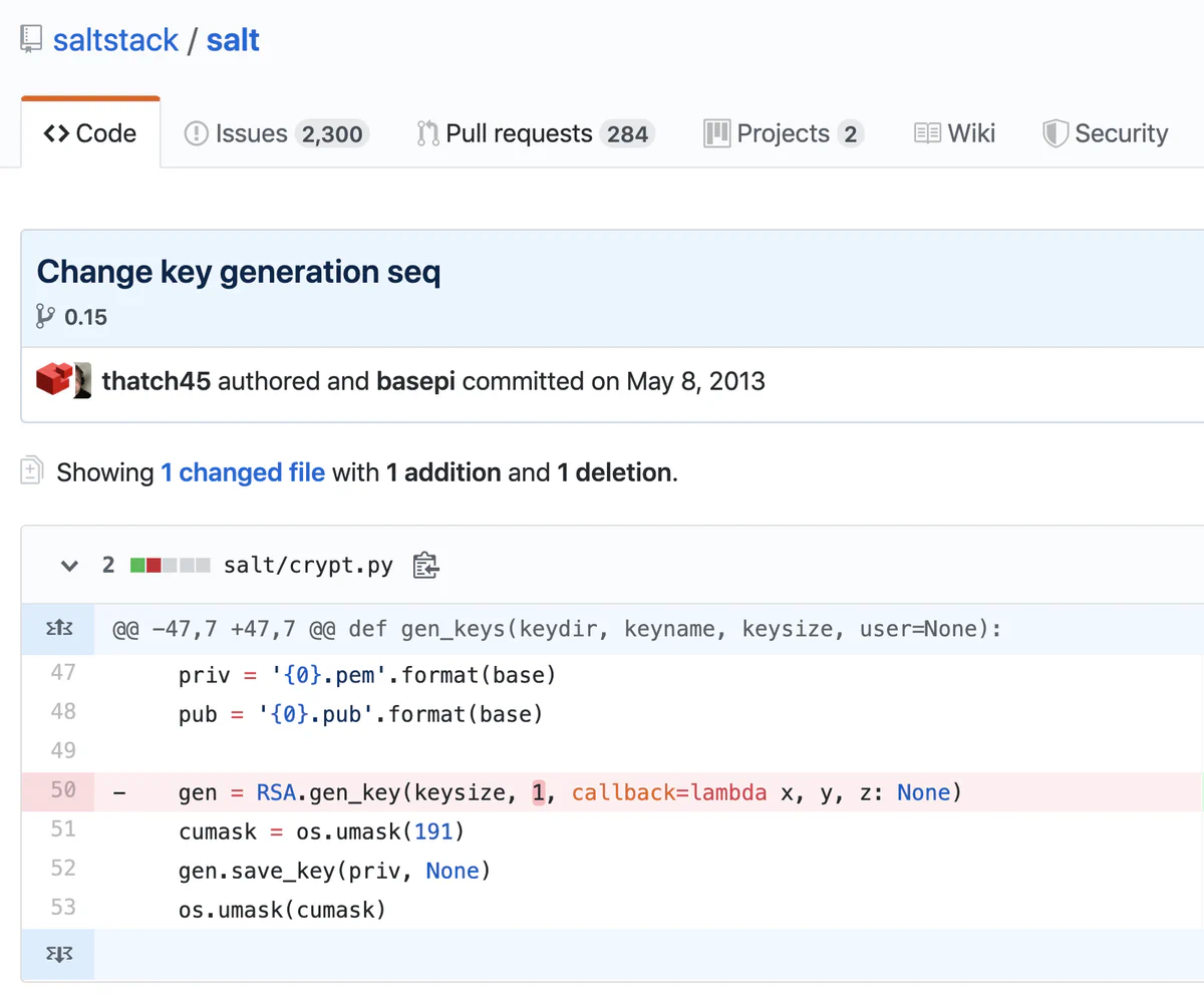 Developers have even used e = 1, which doesn’t actually encrypt the plaintext