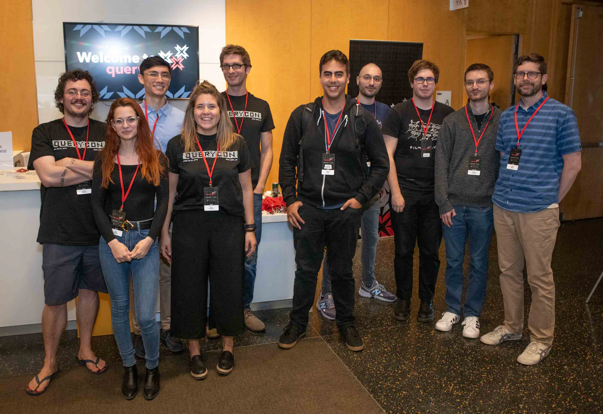 Team photo of the QueryCon 2019 hosts