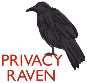 PrivacyRaven logo showing an illustrated raven above the text “Privacy Raven”