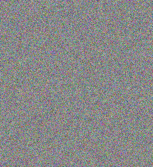 Figure 5: Image generated from AES-CTR’s pseudorandom function