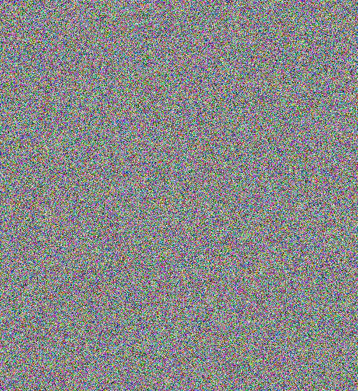 Figure 11: Beastie disappears in noise