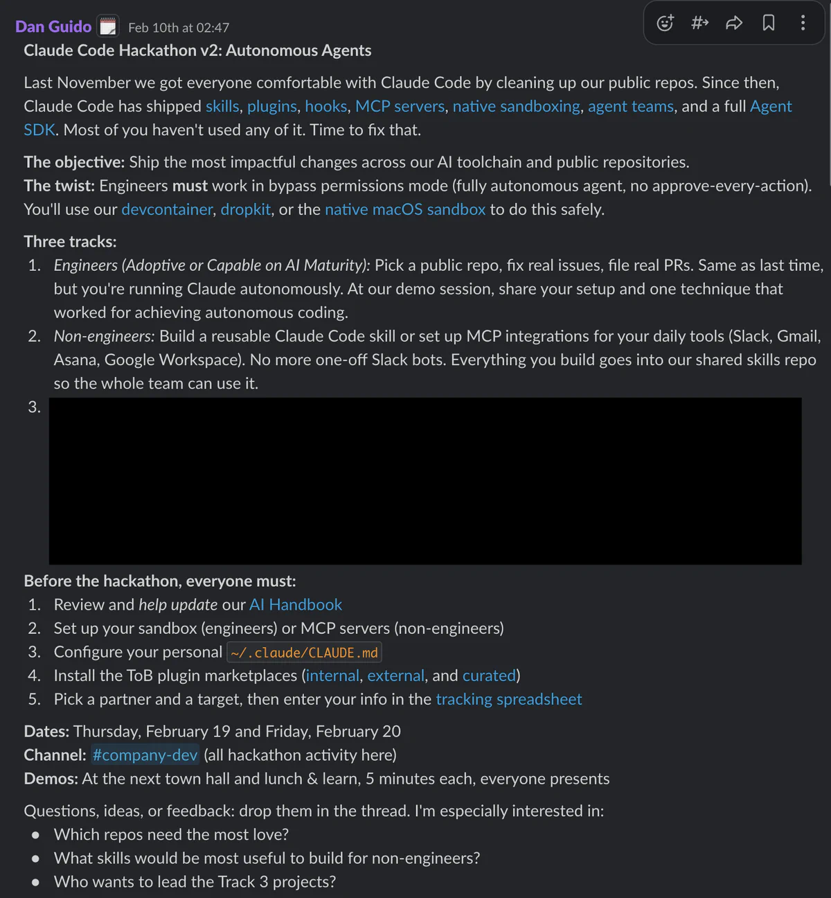 Claude Code Hackathon v2: Autonomous Agents